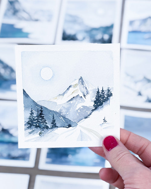 Mini montagne hiver #03