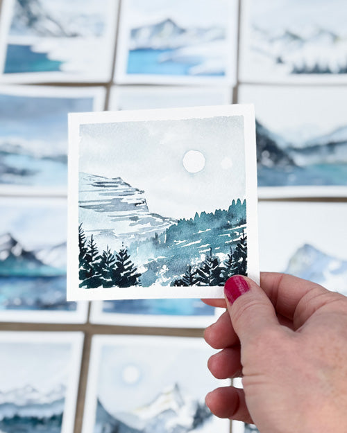 Mini montagne hiver #07