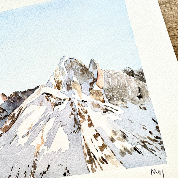 Aquarelles de montagne